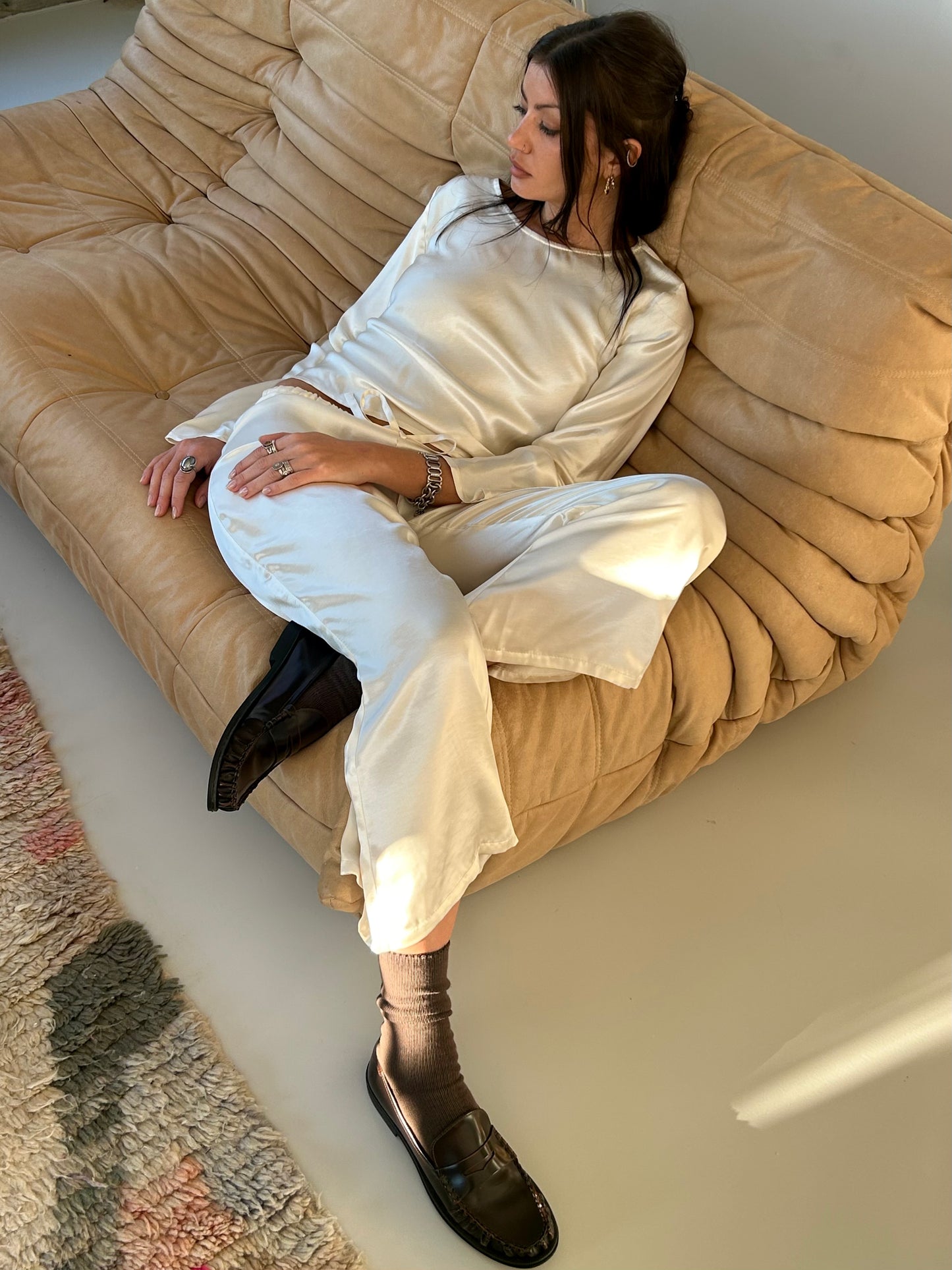 Spodnie Satynowe Tula